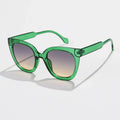 1/3pcs Trendy Leopard Round Sunglasses Woman - green / show as picture