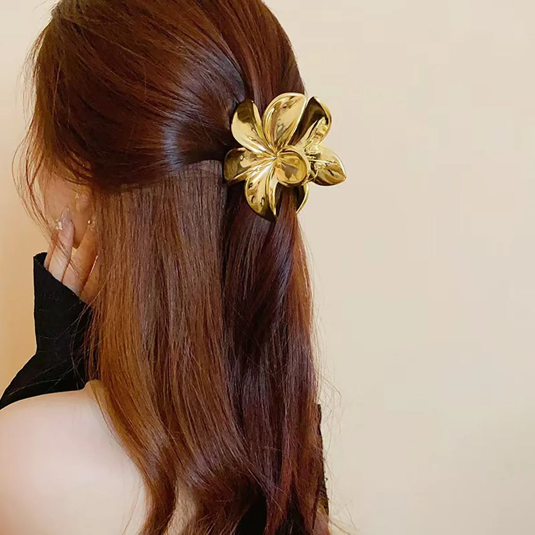 1 Pcs Fashion Spray Painted Egg Flower Hair