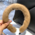 100% Real Mink Fur Headbands