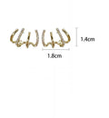 Women's Niche Design Internet Celebrity Fashion Four-claw Earrings Birthday Gift - Norellé