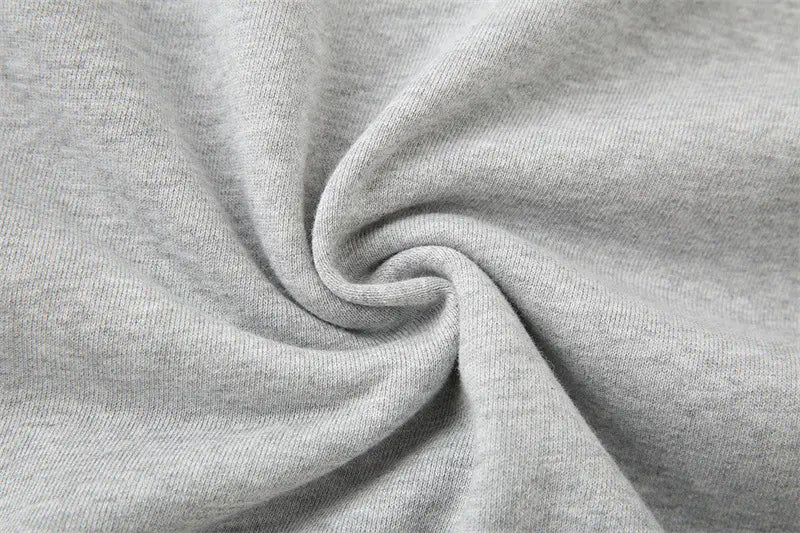 Solid Color Pleated Heavy Fabric Round Neck Long Sleeve Sweater