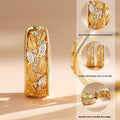 Retro Fashionable Horse Eye Diamond Laurel Earrings - Norellé