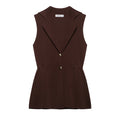 French Design Knitted Vest V-neck - Norellé