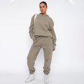Hooded Long Sleeve Sweater Women's Clothing Fashion Casual Trousers Suit - Norellé