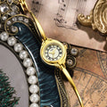 Gold Good-looking Thin Strap Quartz Watch - Norellé