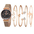 Women Watches Starry Sky Magnet Buckle Fashion Bracelet Wristwatch Roman Numeral Simple Clock Gift - Norellé