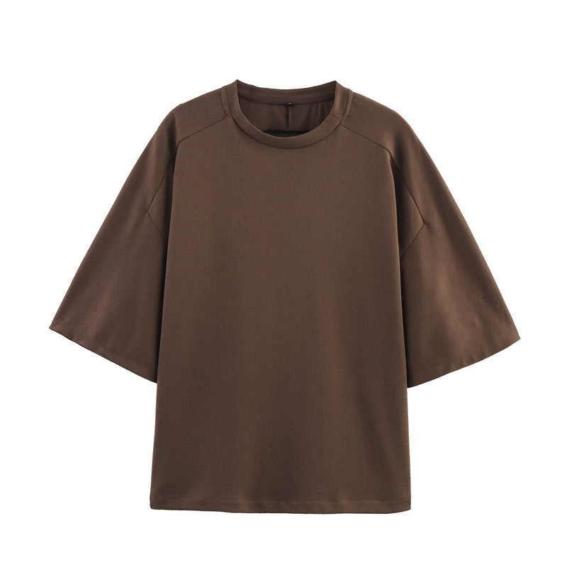 Short Sleeve Double-sided Cloth Sweater Pants - Norellé
