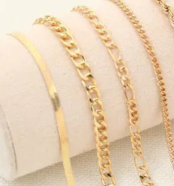 Bracelet Fashion 6-piece Chain Set Metal Chain - Norellé