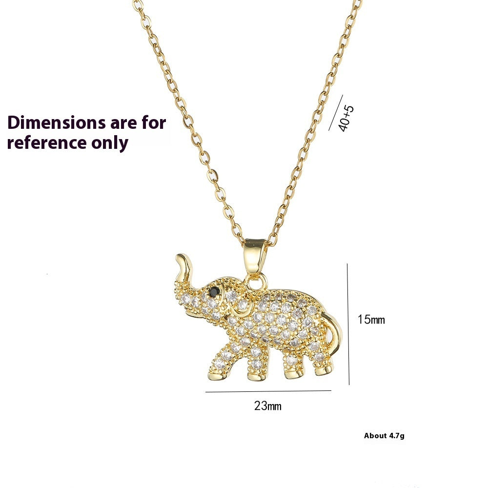 Personalized Fashion Zircon Animal Necklace - Norellé