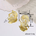 Design Sense Earrings Female Niche Zircon Ornament - Norellé