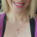 Vintage Grandmother Blue Green Pearl Multilayer Simplicity Necklace - Norellé