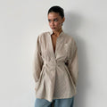 Female Simple All-match Long Sleeves Tied Top - Norellé