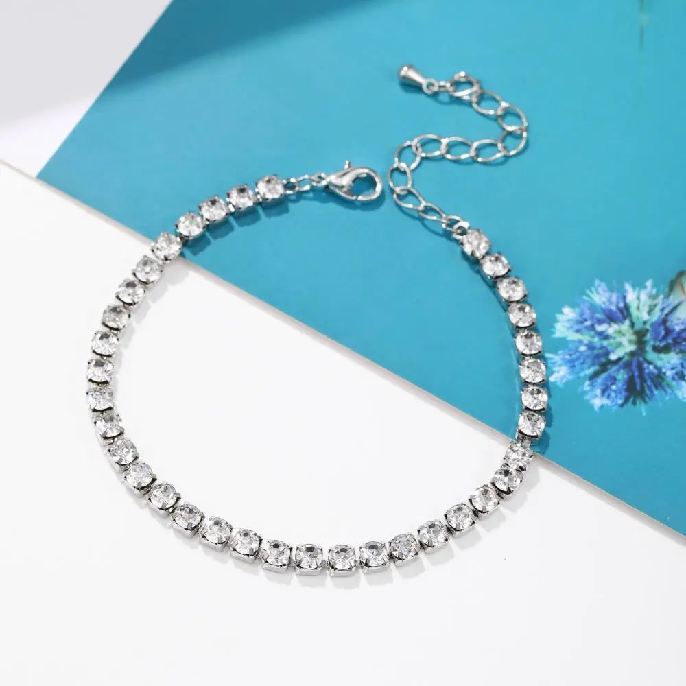 Simple All-match Diamond Drill Chain Bracelet - Norellé