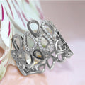 Women's Exaggerated And Personalized Drop-shaped Hollow Ring - Norellé