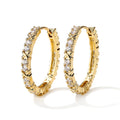 Cold Geometric Round Earrings Women - Norellé
