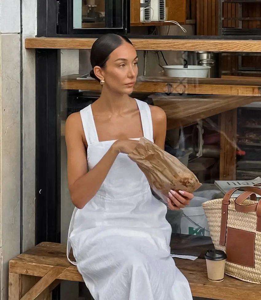 Elegant Sling Backless Dress