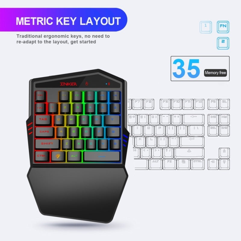 Gaming Keyboard Throne One Mouse Set - Norellé