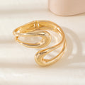 Personalized Hammered Irregular Gold Bracelet For Women - Norellé