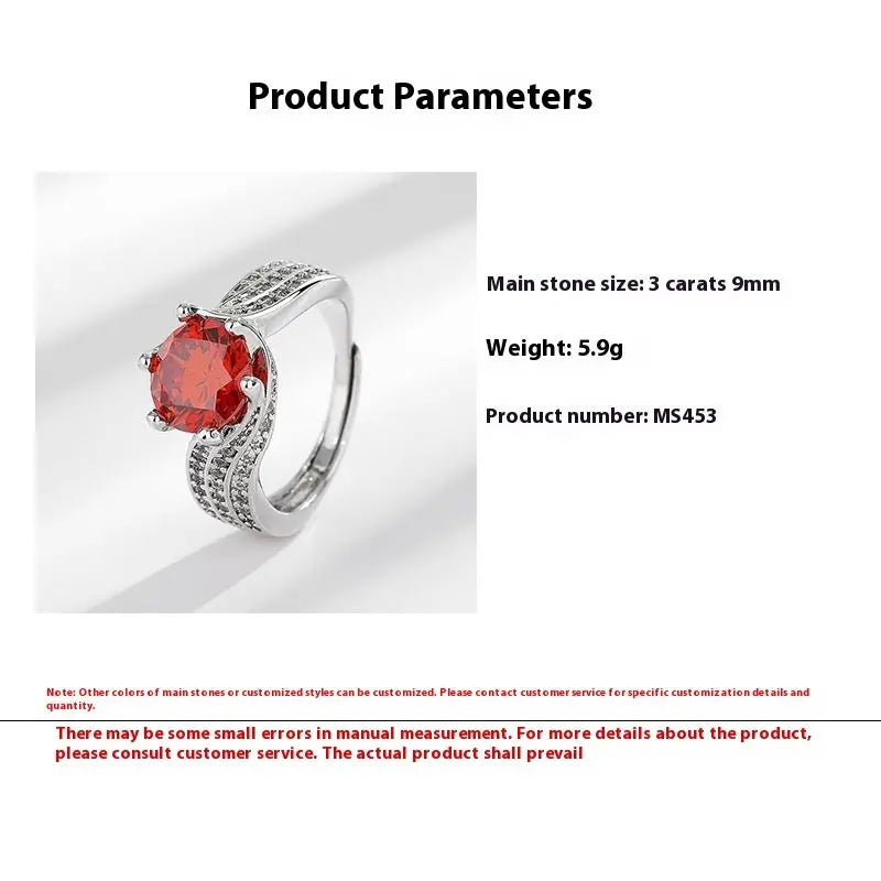 Super Flash Eight Hearts And Eight Arrows Zircon Ring - Norellé