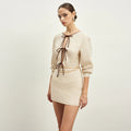 Lace-up Cutout Backless Dress Female - Norellé