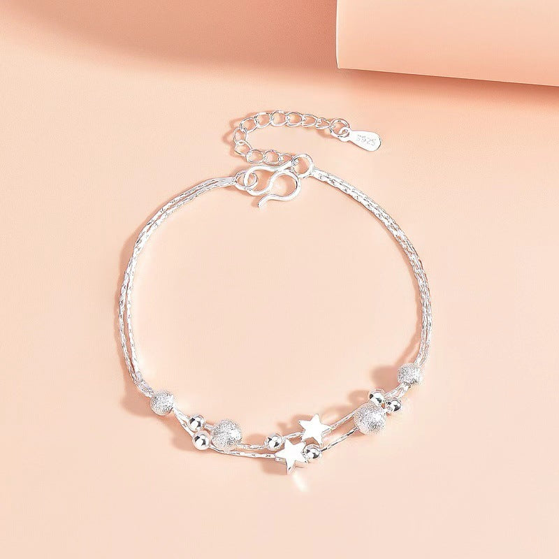 Design Double Circles Star Bracelet Female Fashion - Norellé