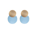 Morandi Contrast Earrings Korean Fashion Advanced - Norellé