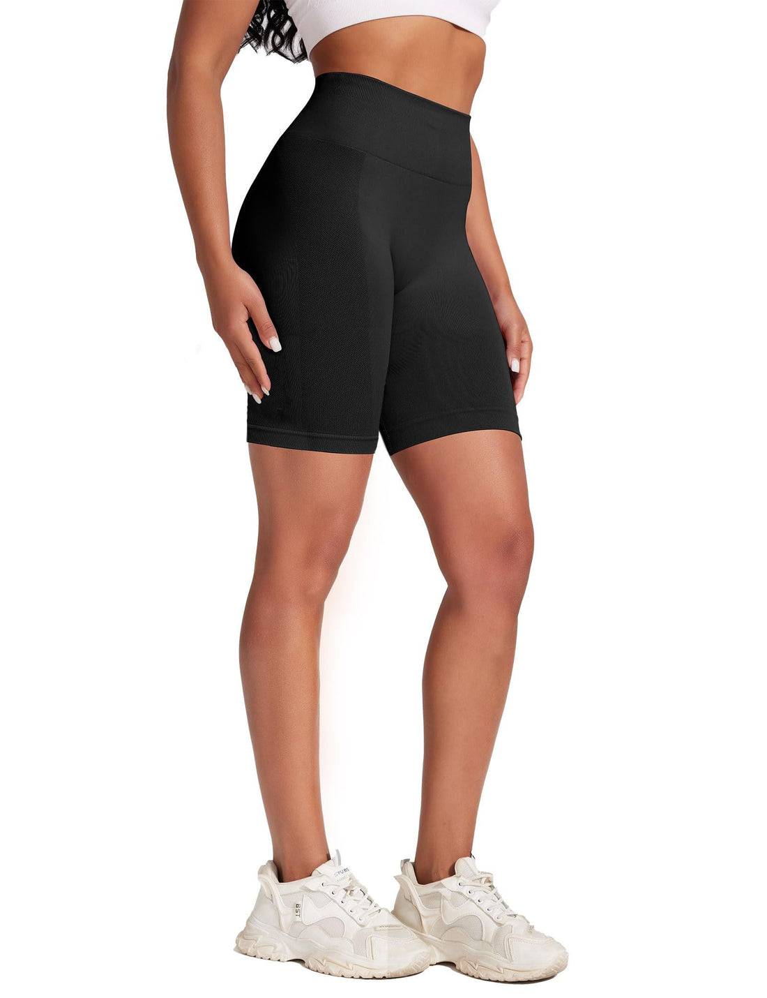 Yoga Pants - Five Minutes High Waist Seamless Solid Color Black - Norellé