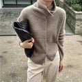 Pure Wool Sweater Women's Thickened Knitting Coat Autumn And Winter - Norellé