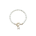 Retro Minimalist Style Pearl 26 Letter Bracelet For Women - Norellé