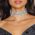 Hollow Jeweled All-match Rhinestone Necklace - Norellé