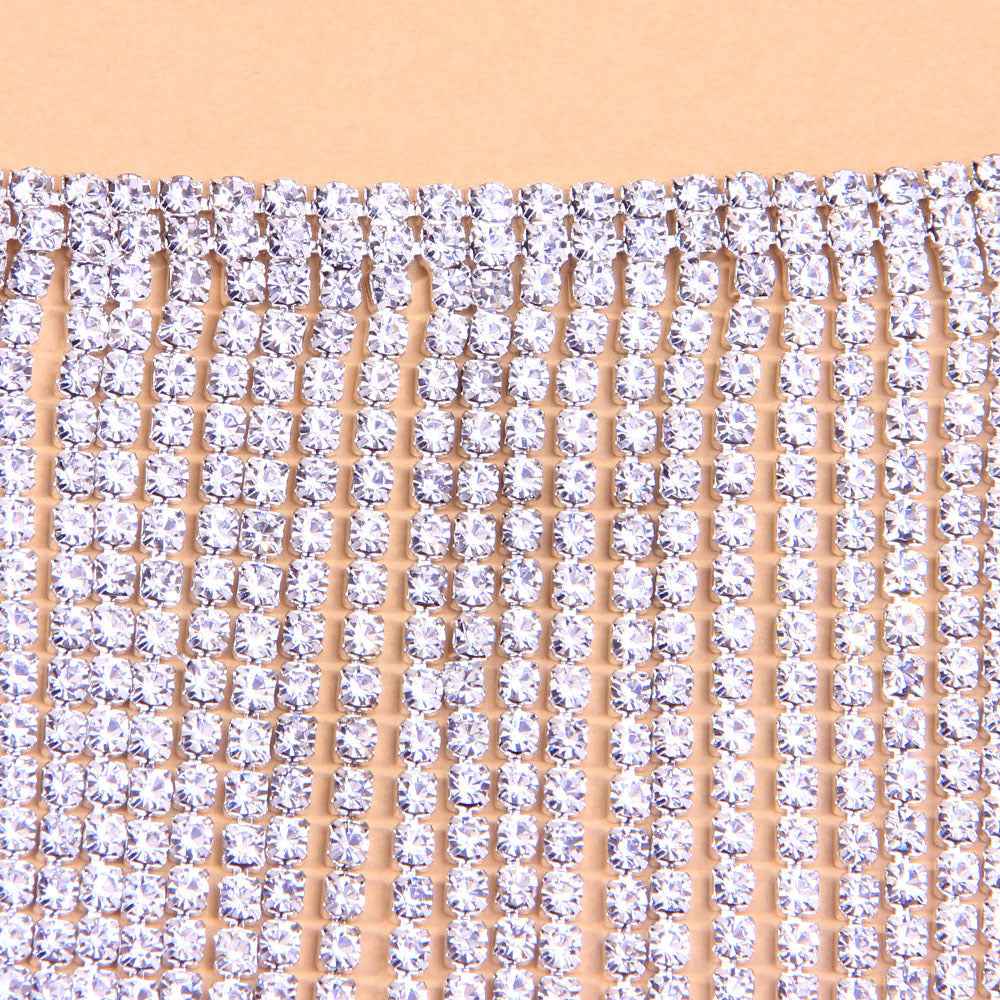 Double Row Necklace Symmetrical Alloy Necklace Necklace - Norellé