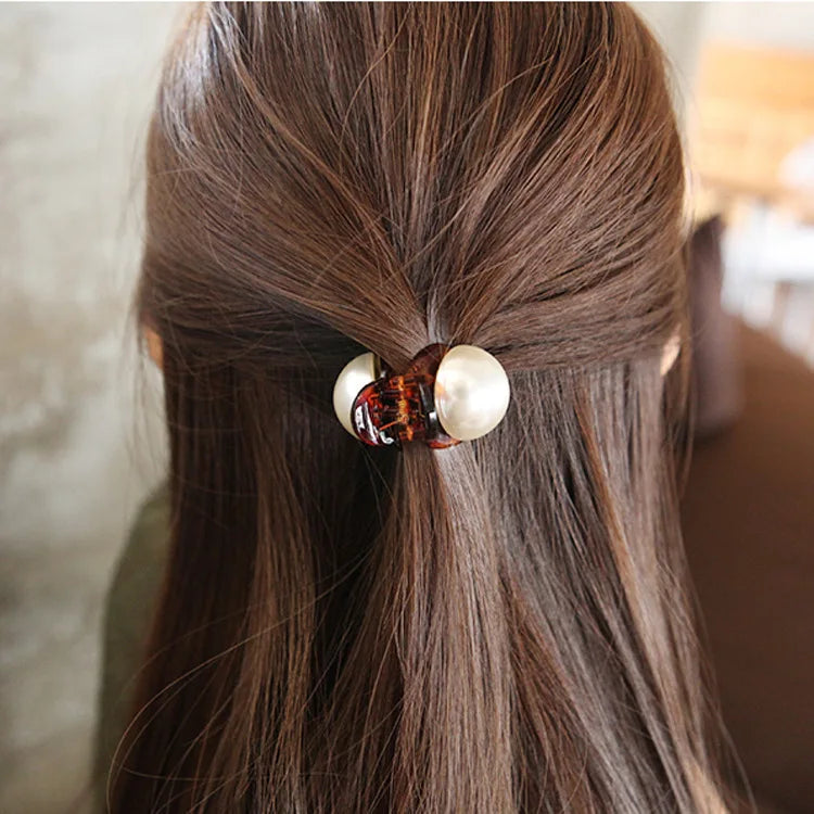 1PC Fashion Women Girls Pearl Crystal Rhinestone Hairpins