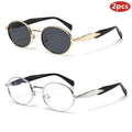 1pcs/2pcs Sets Square Sunglasses Women - 2pcs z06 / Other