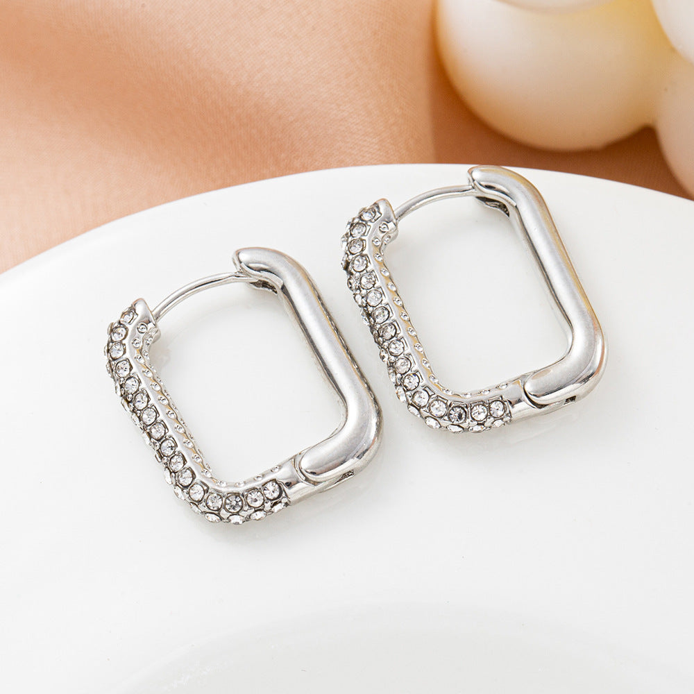 High-grade Round Ring Earrings Women - Norellé