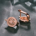 Special-interest Simple Temperamental And Personalized Zircon Earrings - Norellé