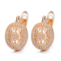 Special-interest Simple Temperamental And Personalized Zircon Earrings - Norellé