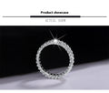 S925 Sterling Silver Kaleidoscope Bead Edge Diamond Ring - Norellé