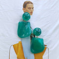 Metallic Texture Transparent Resin Earrings - Norellé