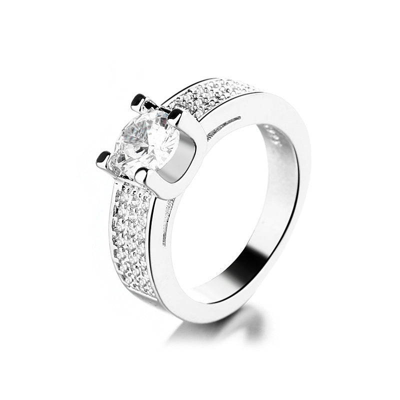 High-grade Plated 18K Four-claw Ring - Norellé