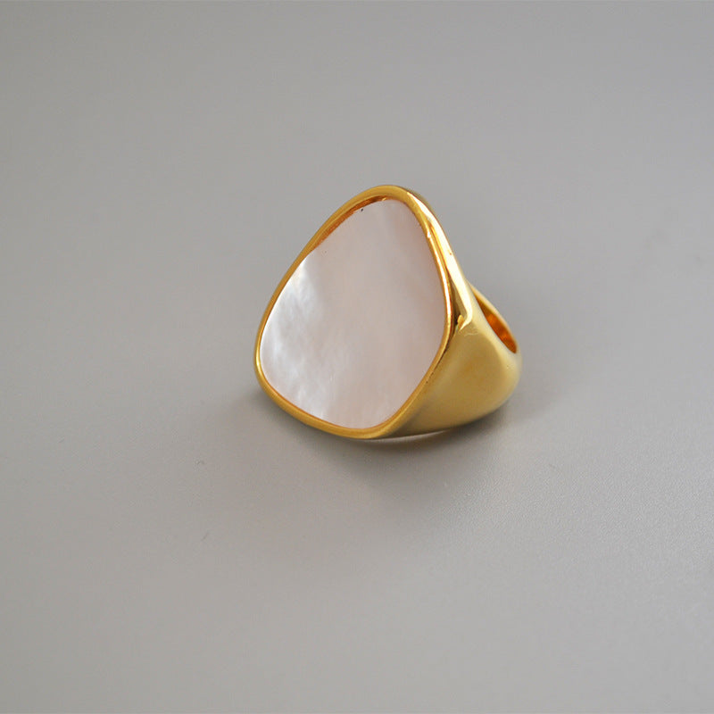 Brass 18K Gold Plating European And American Style Ring - Norellé
