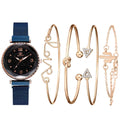 Women Watches Starry Sky Magnet Buckle Fashion Bracelet Wristwatch Roman Numeral Simple Clock Gift - Norellé