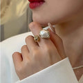 Special-interest Design Light Luxury High-grade Sense Switchable Index Finger Ring - Norellé