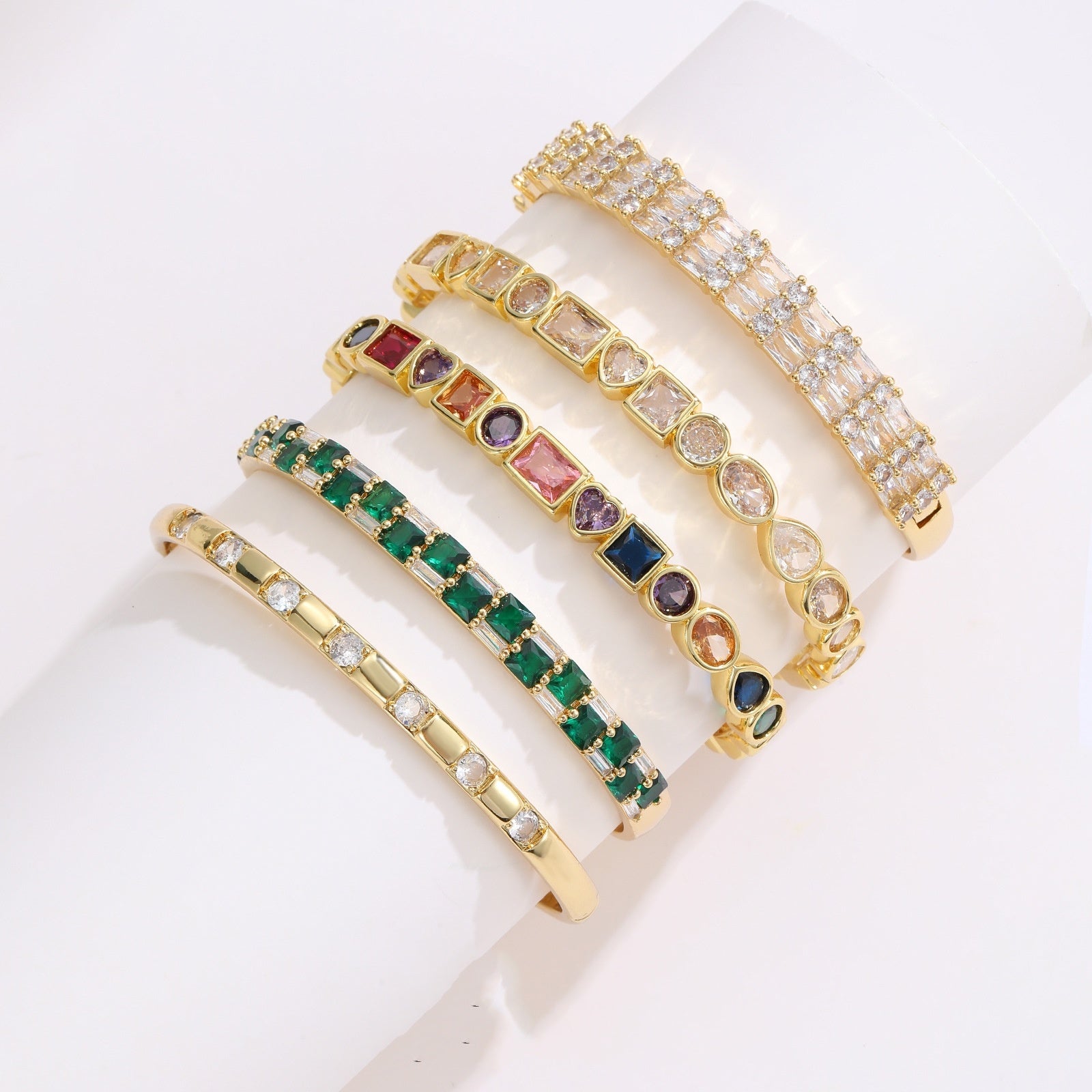 Retro Color Zirconium Ladies' Bracelet - Norellé