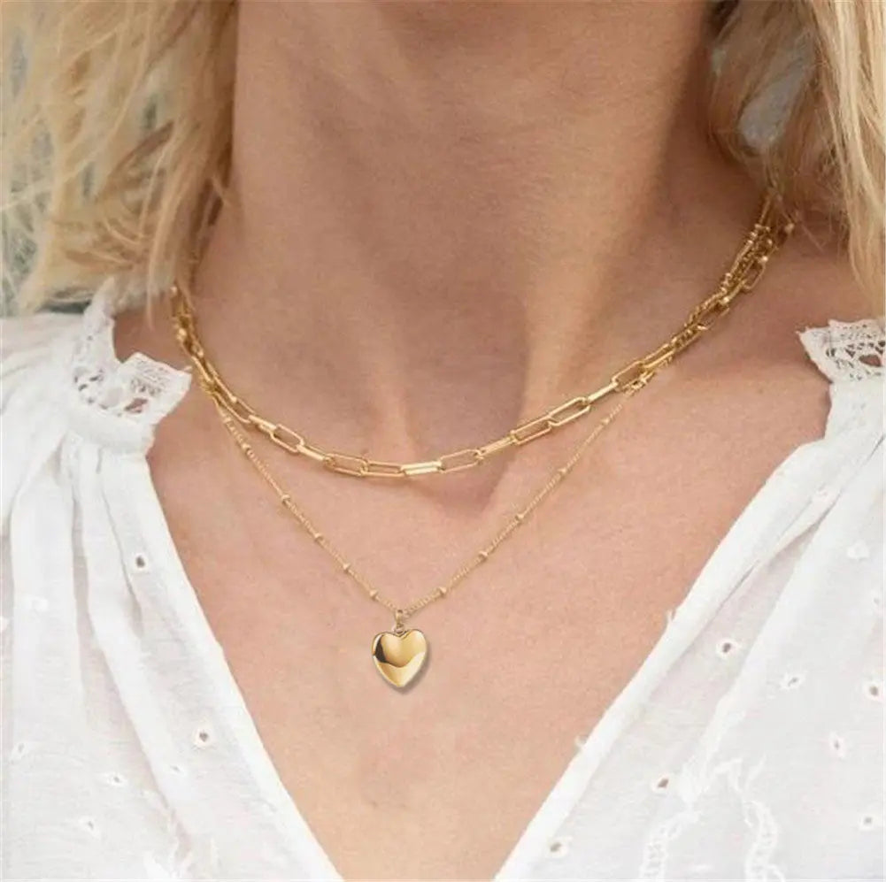 Multilayer Trend Elegant Jewelry Long Snake Chain Crystal - Norellé