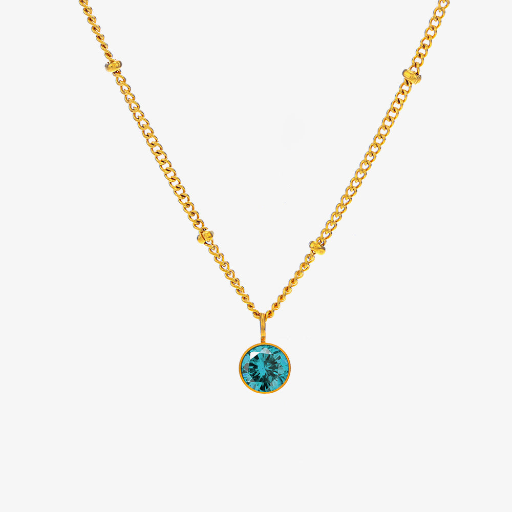 December Titanium Steel Necklace - Norellé