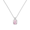 S925 Sterling Silver Necklace Women's Advanced Oval Water Foam 8A Heart-shaped Zircon Flower Horse Eye Clavicle Chain - Norellé