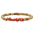 Simple Turquoise Wooden Bead Bracelet - Norellé
