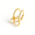 Female S925 Sterling Silver INS Style Rhinestone Earrings - Norellé