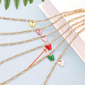Simple Color Acrylic Butterfly Anklet - Norellé