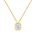 S925 Sterling Silver Necklace Women's Advanced Oval Water Foam 8A Heart-shaped Zircon Flower Horse Eye Clavicle Chain - Norellé